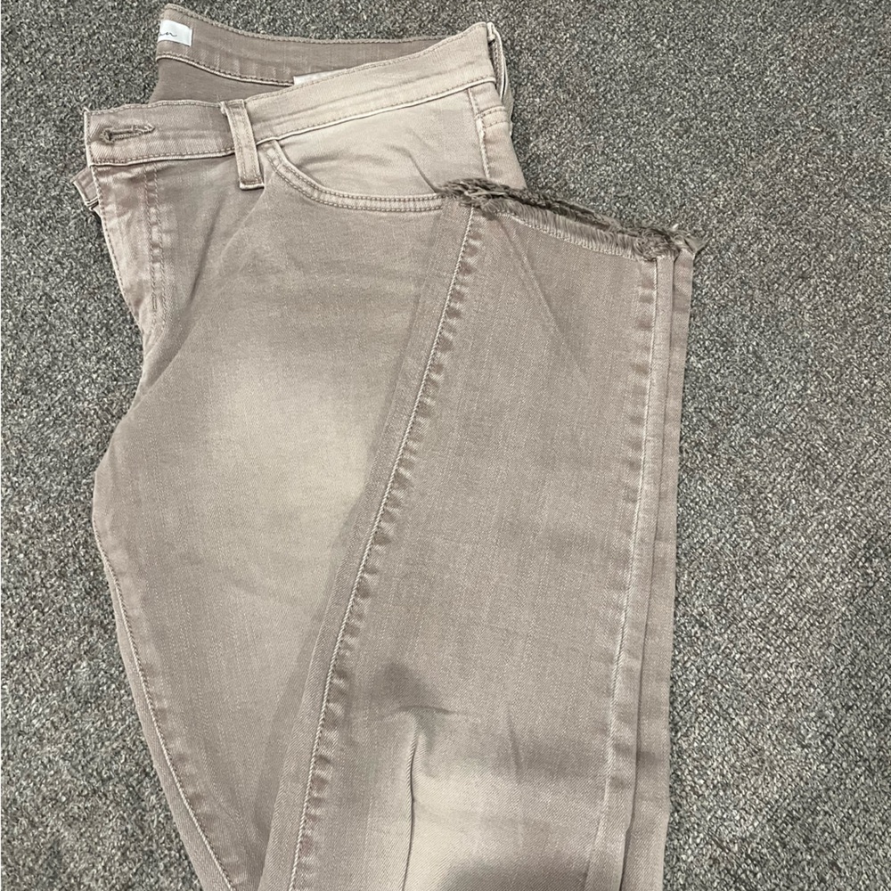 Kancan tan distressed skinny ankle jeans 29